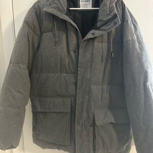 Old Navy Men's color grey heavy wood jacket size L